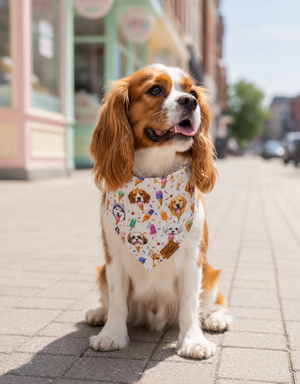 Scoops & Snoots Reversible Dog Bandana