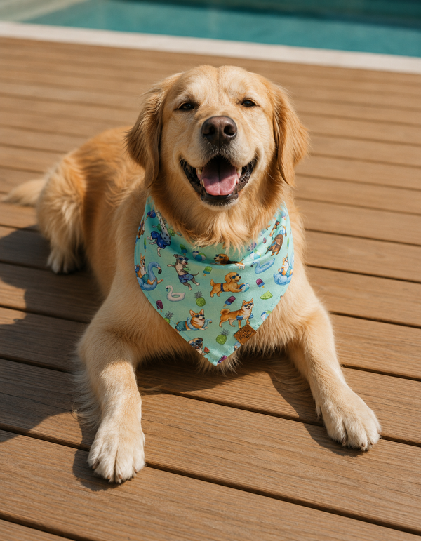 Endless Pawty Reversible Dog Bandana