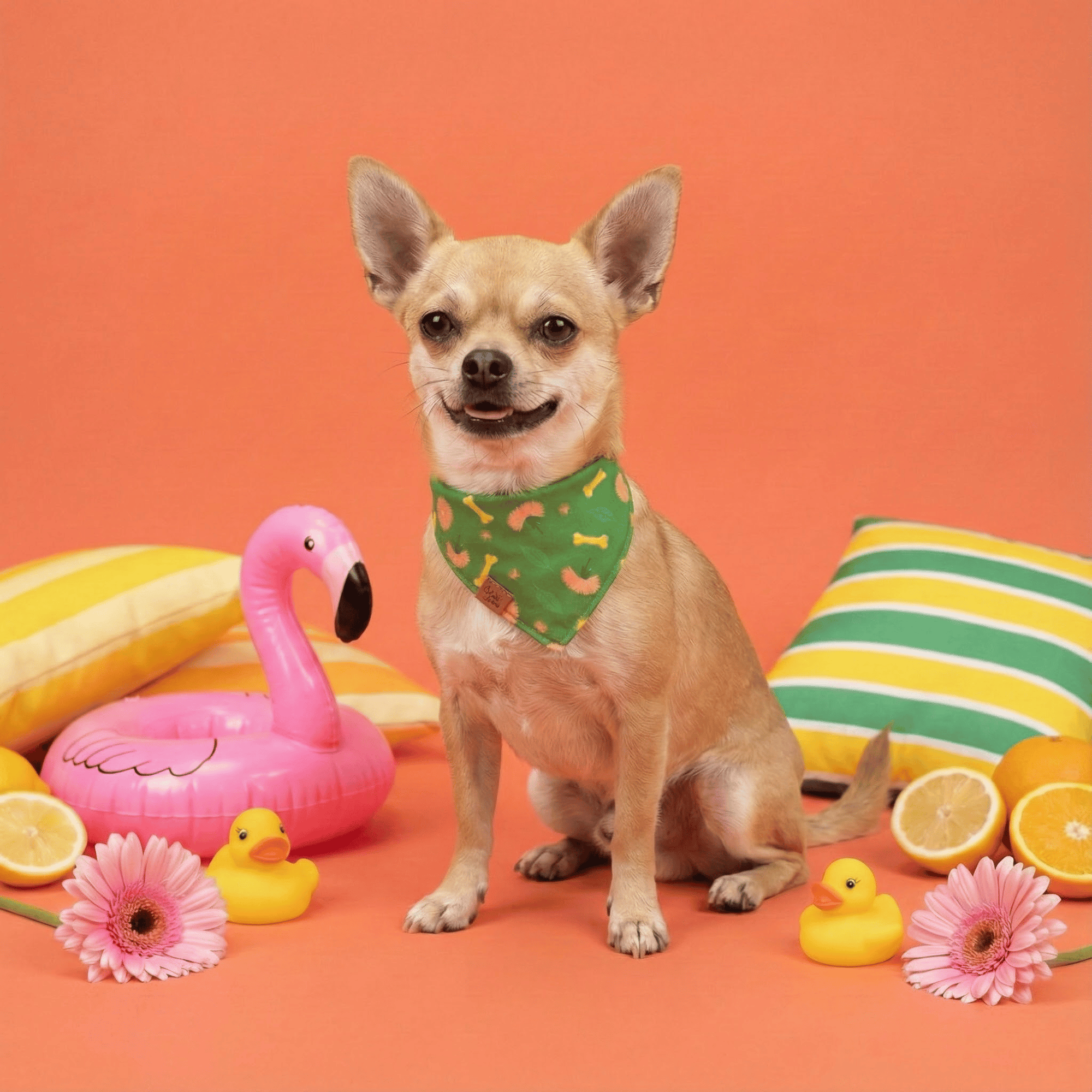 Dreamy Walk Reversible Dog Bandana