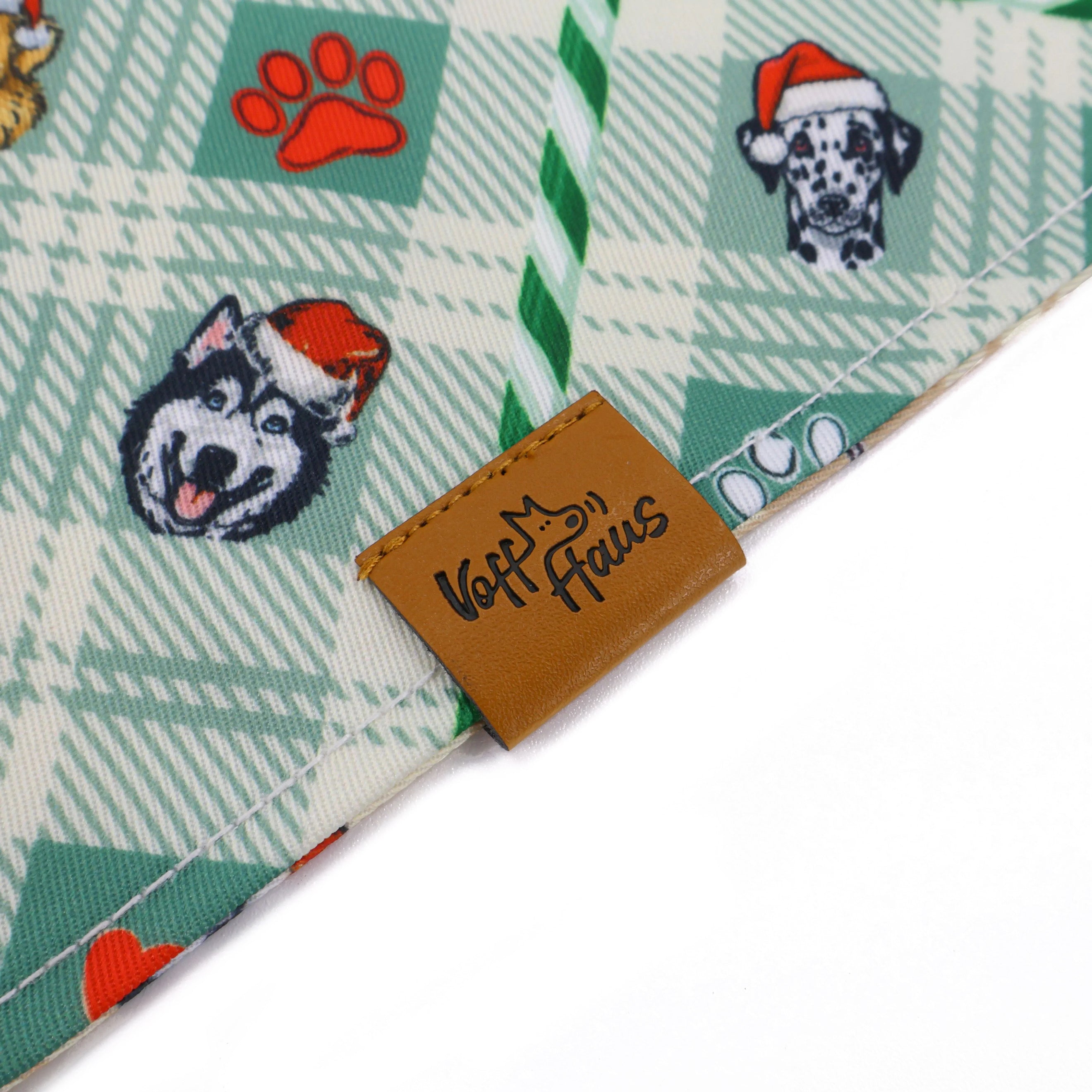 Candy Cane Tails Reversible Dog Banadana