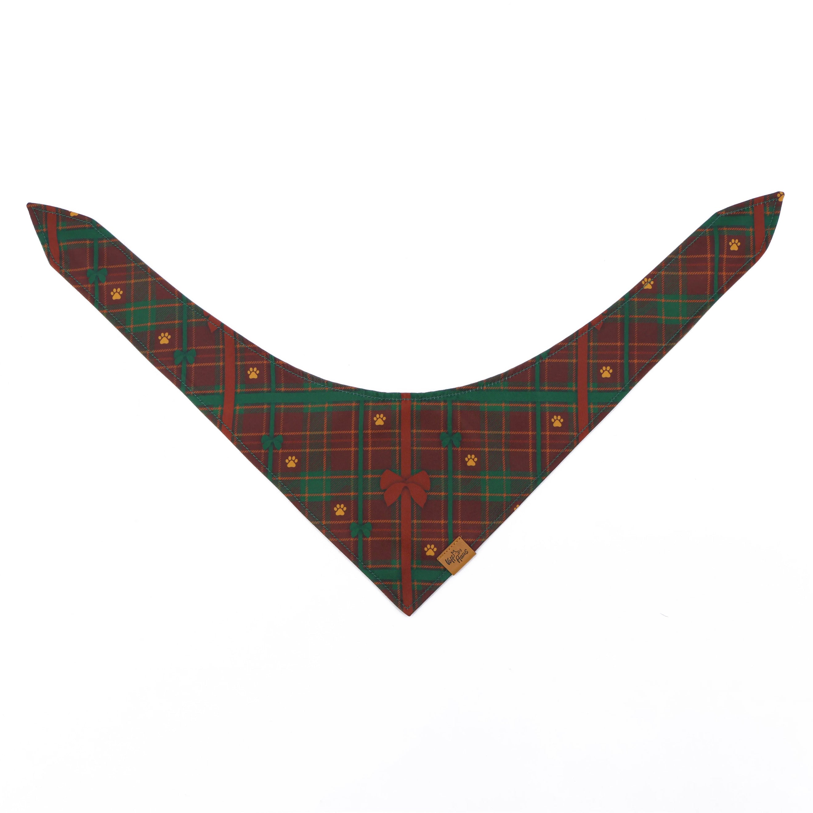 Bark The Halls Reversible Dog Bandana