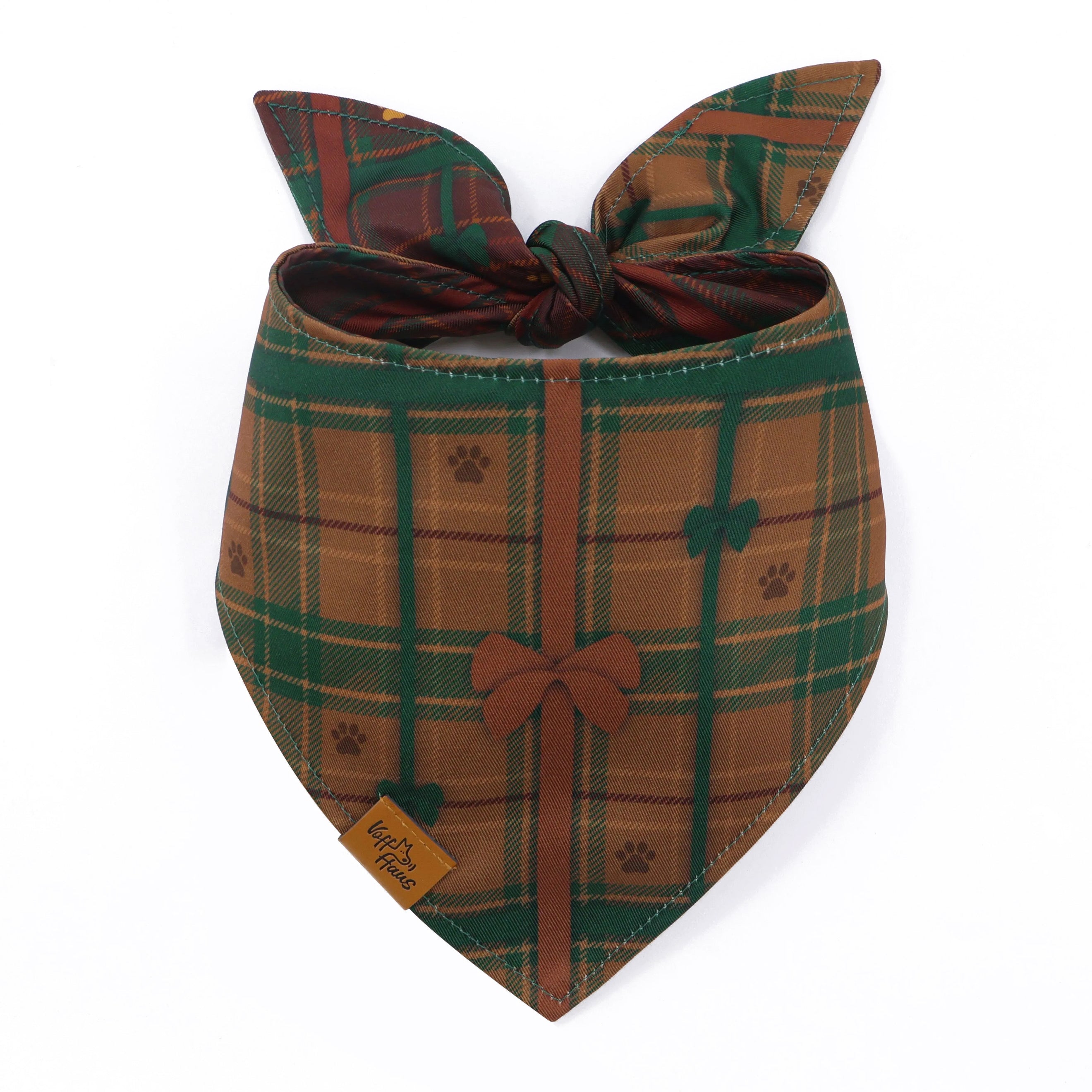 Bark The Halls Reversible Dog Bandana