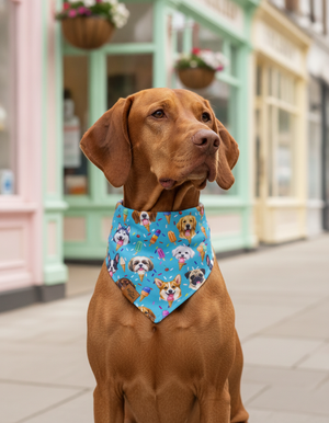 Scoops & Snoots Reversible Dog Bandana